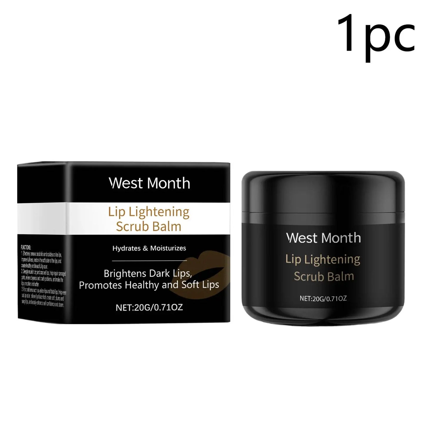 Lip Exfoliating Scrub, Nourishing & Moisturizing for Dry Chapped Lips, Gentle Sugar Lip Polish