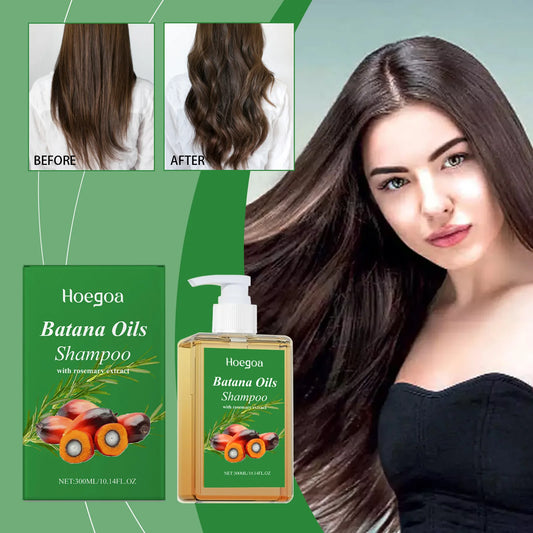 Batana Oil Shampoo Hair Strengthens Anti Loss Restore Damaged Split Hair Scalp Cleansing Dandruff Control Hair Growth Shampoo