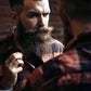 Slick Back Hair OR Beard Brush for Sleek Ponytail Bun & Smoothing Baby Hairs, Flyaways, Edge Control - Backcombing & Teasing