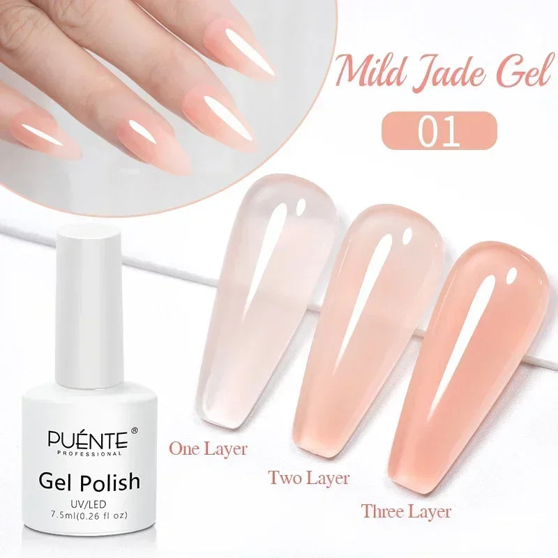 15ML 4 in 1 Builder Nail Gel For Quick Extension Nail Reinforcement Construction UV Gel Polish Semi-permanent Nail Art Varnish