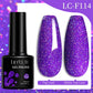 LILYCUTE 7ML Reflective Glitter Gel Nail Polish Bright Sparkling Silver Color Semi-permanent Soak Off Nail Art UV Gel Varnishes