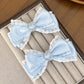 Lace Stripe Satin Bow Hair Clip Heart Rhinestone Barrettes Women Lolita Daily Wedding Party Hair Accessories Hair Clips ForWomen