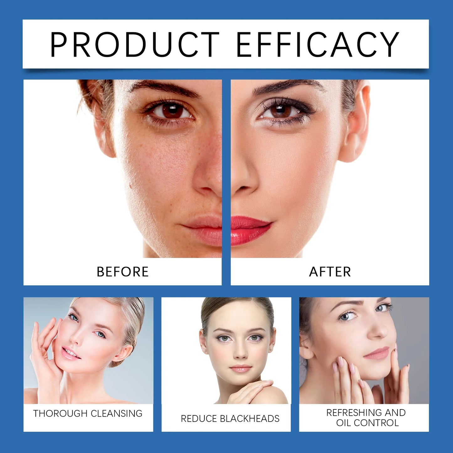 Hyaluronic Acid Cleansing Foam Gentle Moisturizing Face Wash for Sensitive Skin, Hydrating Daily Skincare, Non-Irritating