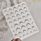 1pcs White 5D Pearl Lace Wave Lines Nail Art Stickers Elegant Exquisite Nail Decoration Decals DIY Self Adhesive Transfer Slider