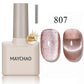 MAYCHAO 10ml Cat Magnetic Gel Nail Polish Cat Eye Glitter Effect Semi Permanent Soak Off UV Gel Varnish Manicure For Nail Art