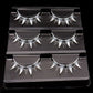 DIY white eyelashes manga Cosplay Feather Lashes full strips False Eyelashes Natural Thin Band Little Devil Eyelashes cos makeup