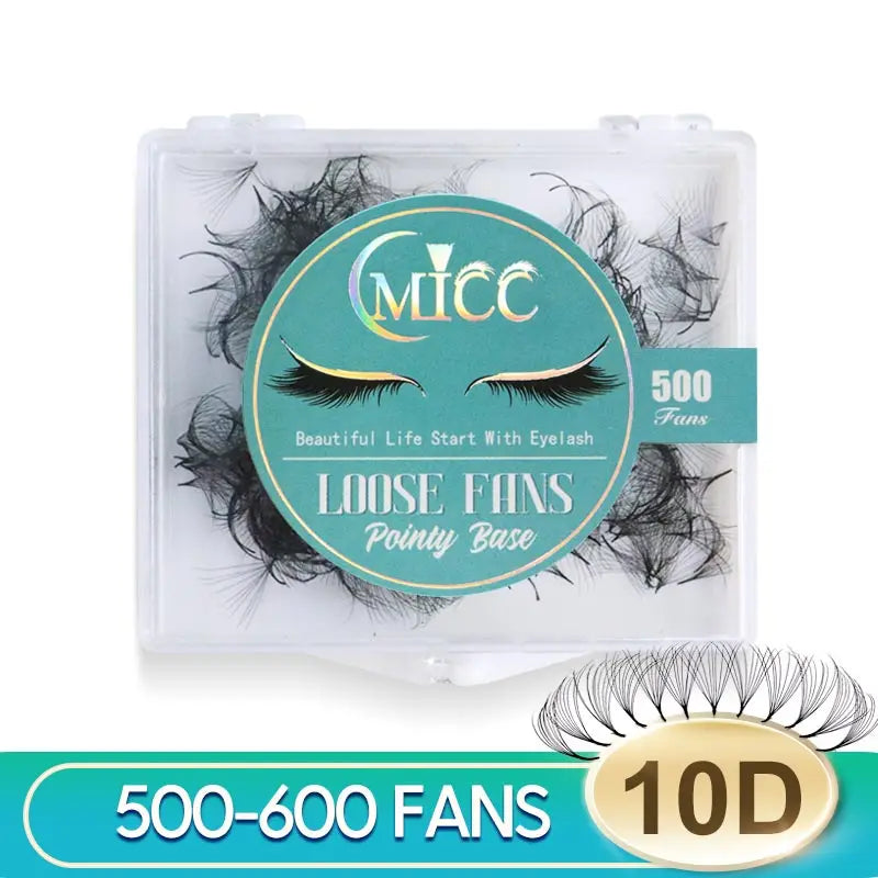 Bulk Lashes Pre Made Fan Short Stem 500 Fans Russian Volume Lashes Premade Fans Volume Lash Individual Eyelash Extension