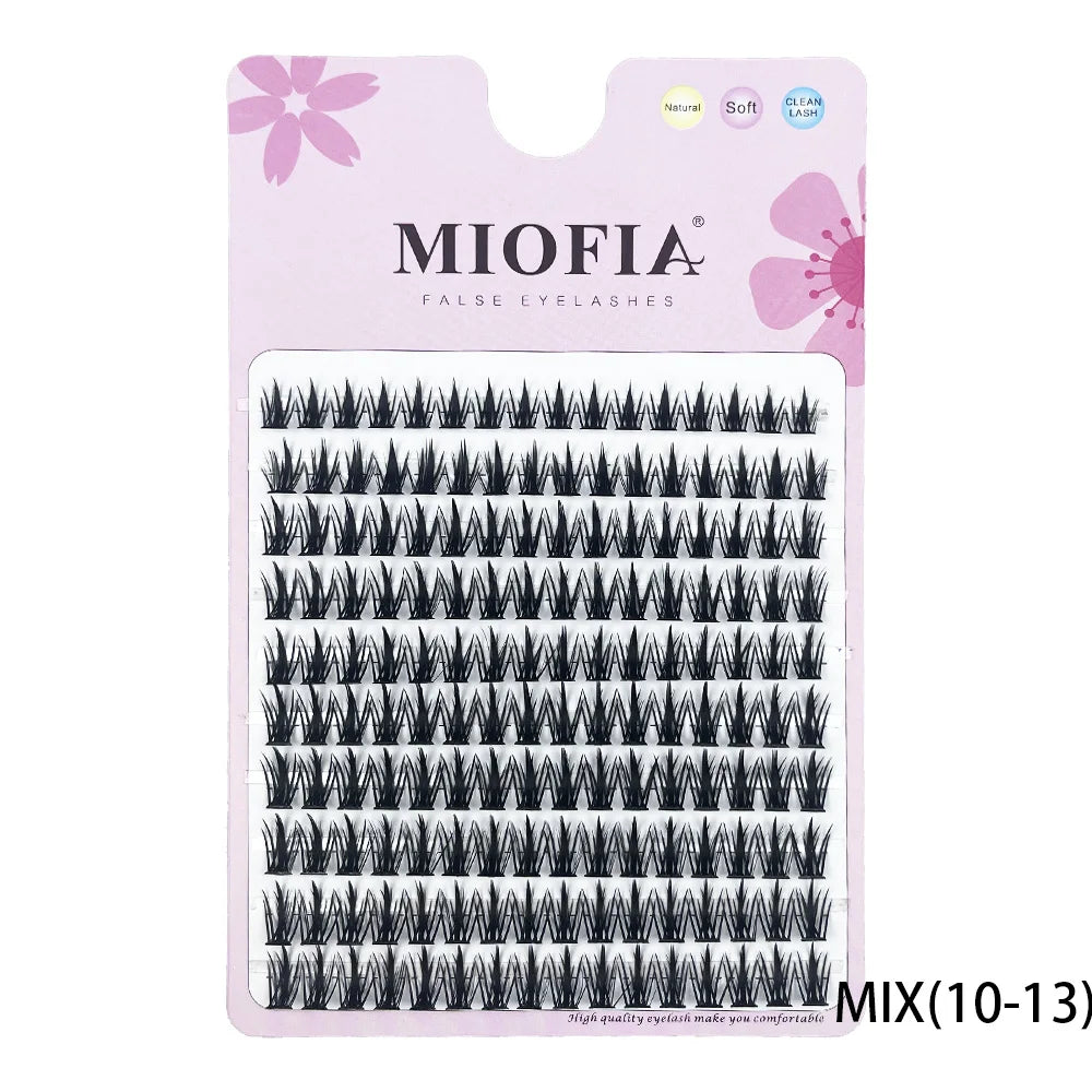 160 Bunches Mink Eyelashes 3D Natural Wispy Russian Volume Individual Eyelash DIY Eyelash Extension Makeup Tool Lashes Wholesale