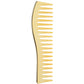 For Travel Use No Handle Wide Tooth Comb Large Size Gold Color Detangling Comb Plastic Professional Paddle Hair Comb Home Use