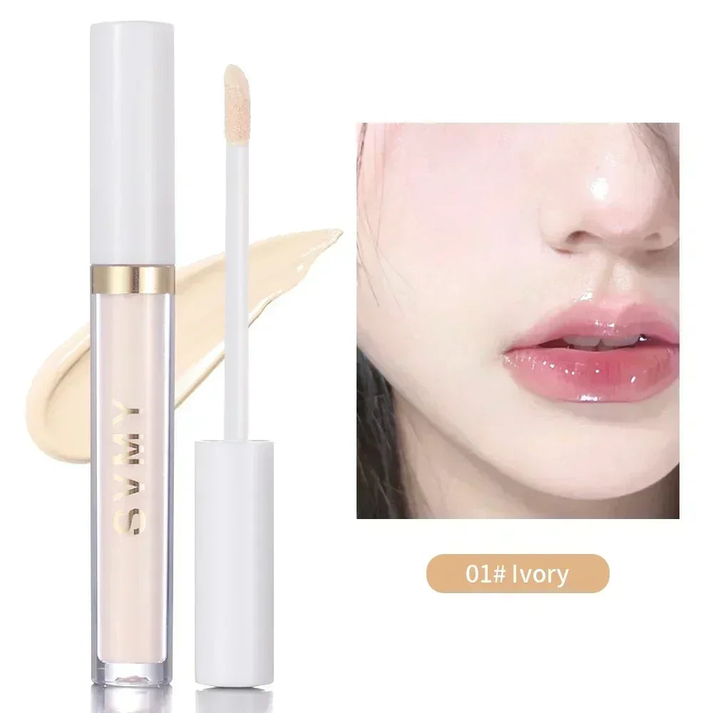 Moisturizing Liquid Concealer Stick Waterproof Lasting Cover Acne Dark Circles Foundation Cream Brightening Face Contour Makeup