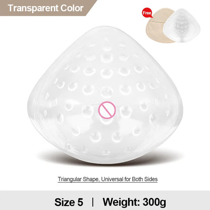 Silicone Fake Breast For Mastectomy Balance Body Artificial Breast Form Prosthesis Post-Surgery Bra Enhancement Inserts