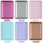 1PC Square Stainless Steel Cosmetic Storage Tray Nail Art Manicure Plate Tweezers Clippers Pens Container False Nails Dish Tools