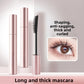 Silk Fiber Matte Mascara Makeup Ultra-Fine Brush Lengthens Eyelashes Waterproof Fast Dry Brown Black Curling Mascara Comestic