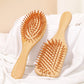 1PC Wood Comb Professional Healthy Paddle Cushion Hair Loss Massage Brush Hairbrush Comb Scalp Hair Care Healthy Bamboo Comb