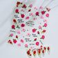 1PC 5D Macaron Flower/Fruit Nail Charms Sticker Embossed Bear/Rabbit/Letter Nails Slider Decals Summer Adhesive Manicure Decor&Y