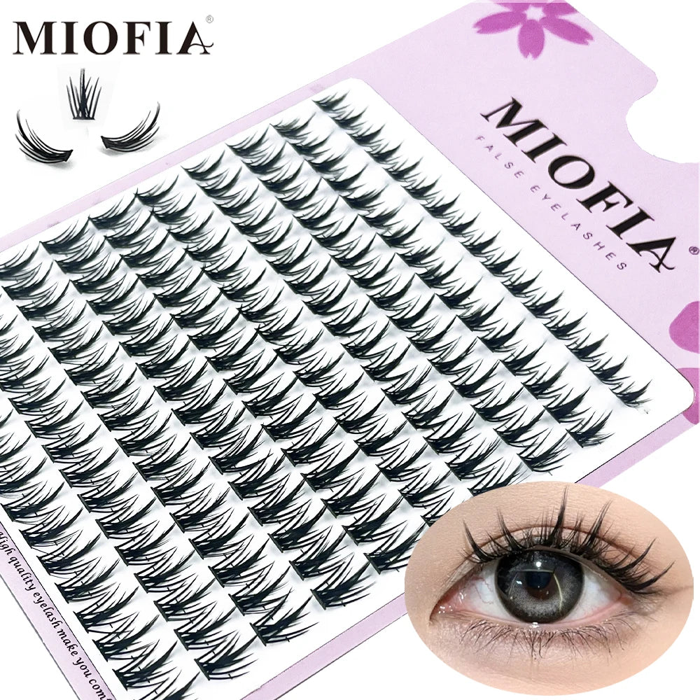 160 Bunches Mink Eyelashes 3D Natural Wispy Russian Volume Individual Eyelash DIY Eyelash Extension Makeup Tool Lashes Wholesale