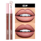 QIBEST 1PC Matte Liquid Lipliner Pencil Waterproof Plumping Stain Lipstick Natural Lip Liner Outline Lips Contour Pen Makeup
