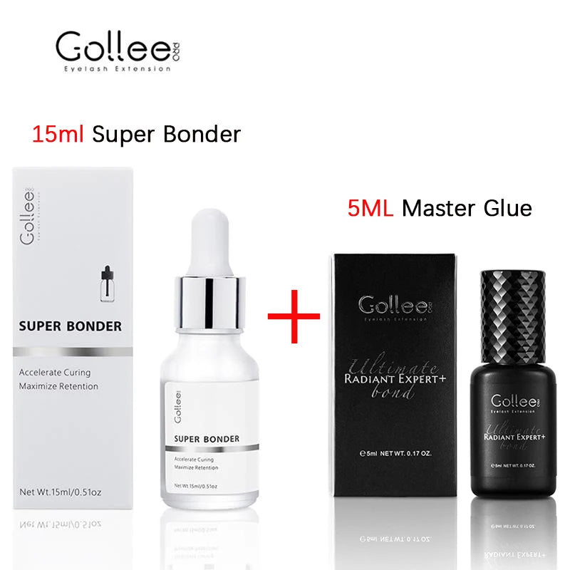 Gollee Glue for Eyelashes 0.5s eyelash Extensions professional eyelash adhesive Waterproof lash supplies for Salon Eyelash glue