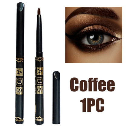 2Pcs Waterproof Black Brown Eyeliner Pencils-Smudge-Proof, Long-Lasting &Beginner-Friendly Smooth High Pigmented Punk Eye Makeup