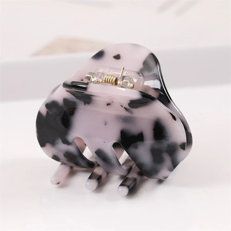 Fashion Rhombus Acetate Hair Claws Colourful Ponytail Hair Accessories Acetic Claw Clips For Women Or Girls