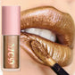 8 Colors Metallic Shimmer Lip Glaze Glitter Liquid Lipstick High Pigmented Lip Tint Lip Gloss Korean Makeup Gifts Lip Oil