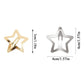 10 Pieces Pentagram BB Hairpins Metal Barrettes Five-pointed Star Bangs Side Clips Gold Star Hair Clips Hair Accessories