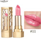 12 Color Gold Tube Lipstick Matte Pearlescent Glitter Shiny Velvet Lipsticks Red Brown Waterproof Lasting Solid Lip Gloss Makeup