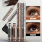 Waterproof Steel Tube Mascara,Black/Brown Waterproof Lengthening Curling Mascara,Non-Smudging Long-Lasting Volume Eyelash Makeup