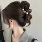1pc Elegant Vintage-Inspired Pearl Hair Claw Clip for Women - High-Quality Acrylic Shark Clip with Imitation Pearls,Secure Hold