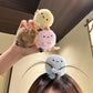 Cute Soft Plush Doll Hair Clips Anti Slip Metal Barrettes Kawaii Bangs Fix Hair Pins Girls Daily Party Photo Hair Accessories