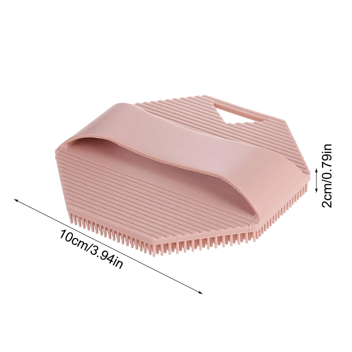 1PC Silicone Body Scrubber Bath Shower Bath Brush for Body Massager Bast Exfoliating Silicone Bathing Scrubber Body Brush ﻿