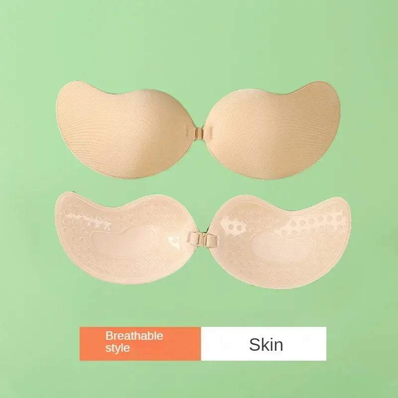 Invisible Strapless Adhesive Stick Bra Breast Tape Push Up Bras Women Lingerie Seamless Silicone Nipple Covers Bralette Pasties