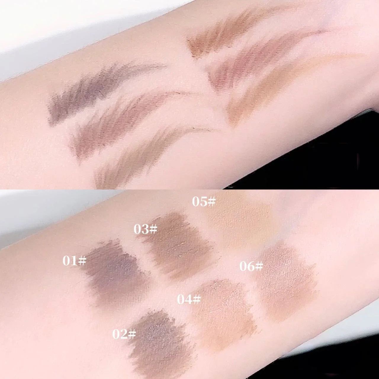 3D Eyebrow Dye Cream Gray Brown Double Head Eyebrow Pencil Long Lasting Waterproof Eye Brow Pen Tint Mascara Enhance Cosmetics