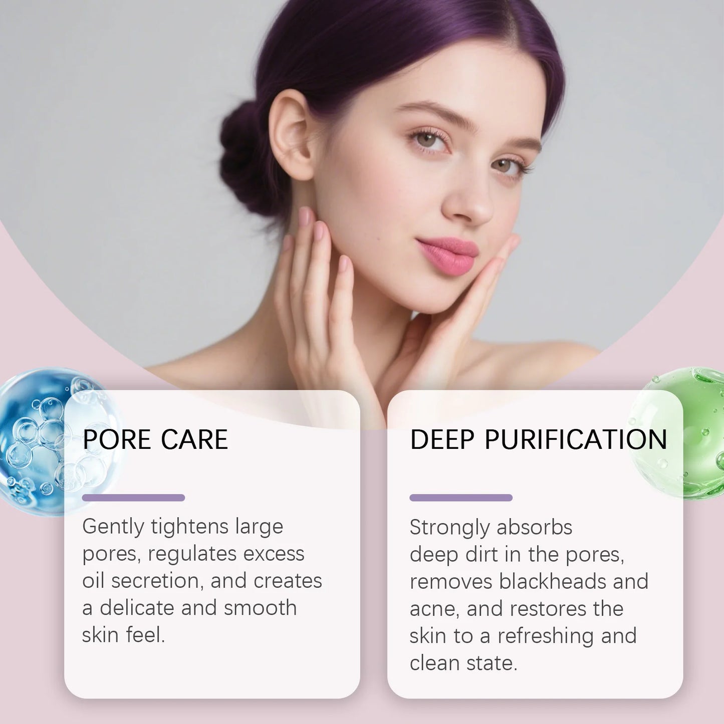 Centella Asiatica Clay Mask Face Moisturize Blackhead Remove Pore Purifying Poremizing Soothing Deep Cleansing Mud Mask