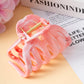 New Large Marble Stripes Pumpkin Hair Claws Crab Hairpins For Women Sweet Hair Clip Barrettes Headband Hair Accessories Styling