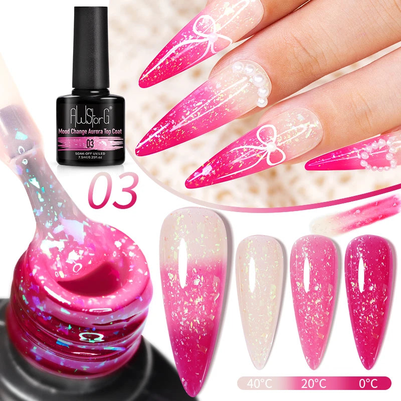 7.5ML Pink Blue Nail Gel Cat eye Semi Permanent Nail Art Soaking UV LED Nail Salon DIY Nail Salon Gel For Autumn And Winter