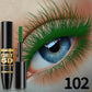 9 Colors 5D Silk Mascara with Big Eye Waterproof Lengthened Sweat-proof Long Lasting Purple Green Black Mascara Korean Makeup