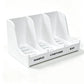 Three-compartment Bathroom Wall-mounted Soap Dish, Self-draining Shower Shampoo Caddy, Holds Shampoo, Conditioner, and Bath Soap