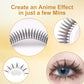 New Tinsel Premade Fans Eyelash Extension Holographic Anime Tower Tips Pro Made Eyelash Comic Feather Super Soft False Eyelashes