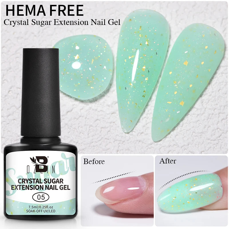 AWStorG 15ml 8 In 1 Reinforcement Gel Nail Gel Multifunctional Clear Gel Nail Polish Nail Strengthener Gel Nail Extension Hard