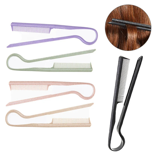 Wheat Straw V-shaped Flat Comb for Hair Straight Salon Hair Brush Straightner Hairdressing Comb Portable Mini Barber Hairbrush