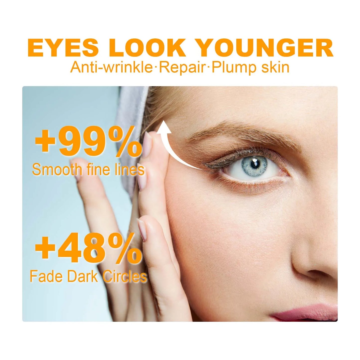 5D Peptide Eye Cream - Anti-Aging, Dark Circle & Wrinkle Treatment, Hydrating & Firming Eye Care, 15ml