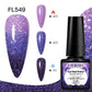 FOUR LILY 7ml Thermal Nail Gel Polish 3 Colors Changing Semi Permanent Soak Off UV/LED Nail Supplies Gel for Manicure Design