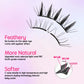 FindLove Soft Magnetic Lashes Reusable Magnetic Eyelash Extension Set With Wearing Clip Eyelash Styling Gel Natural Soft Lashes