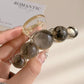 Big Pearls Acrylic Hair Claw Clips Korea Elegant Planet Sweet Hairpins Makeup Hair Styling Barrettes for Women Hair Accessories