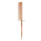 New Design Rat Tail Aluminium Styling Comb Professional Barber Heat Resistant Men Hair Combs Salon Hairdresser Tools For Women