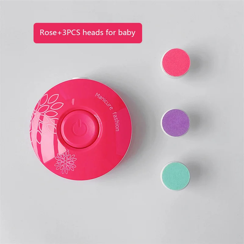 Baby Cartoon Electric Nail Trimmer Kid Nail Polisher Tool Newborn Care Kit Manicure Set Easy To Trim Nail File Clipper for Adult