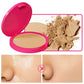Natural Matte Pressed Powder Oil Control Brighten Whitening Face Base Foundation Compact Concealer Makeup Cosmetics