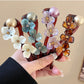 Korean Resin Flower Crystal Pearl Hair Clips for Women Large Size Twist Clip High-End High Volume of Hair Barrettes Accessory