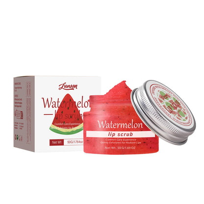 Lip scrub 50g brighten exfoliating lip  raspberry vanilla coconut watermelon lip moisturizing gift for women